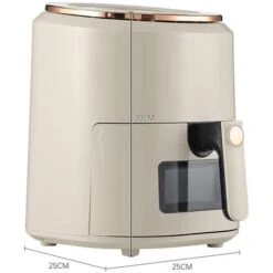Livingandhome White 7.5L Digital Touchscreen Air Fryer 9 Livingandhome White 7.5L Digital Touchscreen Air Fryer -Small Appliances Store 97389079 5