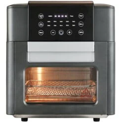 Livingandhome Black 12L Touchscreen Air Fryer Oven -Small Appliances Store 97389160 4