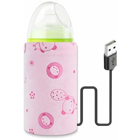 USB Bottle Warmer, Baby Bottle Warmer Insulated Bottle Bag USB Travel Bag Breastmilk Bottle Warmer Thermostatic Bag, Baby Bottle Warmer(Pink, No Bottle) 1 USB Bottle Warmer, Baby Bottle Warmer Insulated Bottle Bag USB Travel Bag Breastmilk Bottle Warmer Thermostatic Bag, Baby Bottle Warmer(Pink, No Bottle)