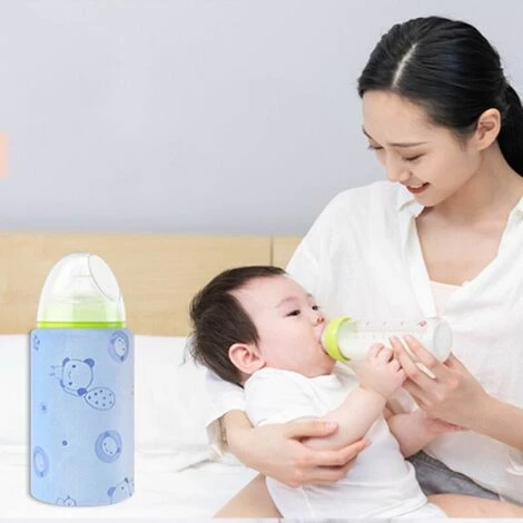 USB Bottle Warmer, Baby Bottle Warmer Insulated Bottle Bag USB Travel Bag Breastmilk Bottle Warmer Thermostatic Bag, Baby Bottle Warmer(Pink, No Bottle) 2 USB Bottle Warmer, Baby Bottle Warmer Insulated Bottle Bag USB Travel Bag Breastmilk Bottle Warmer Thermostatic Bag, Baby Bottle Warmer(Pink, No Bottle) - Image 2