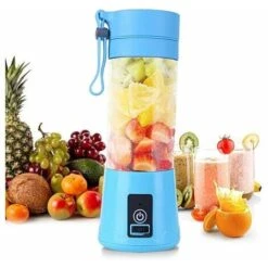 Portable Smoothie Blender USB Rechargeable 380ml Mini Fruit And Vegetable Blender Portable Juicer Electric Juicer -Small Appliances Store 97697571 5