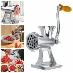 Stainless Steel Manual Meat Grinder For Meat, Sausage Chopper, Clamp Hand Chopper For Pork, Beef, Fish, Chicken, Pepper, Mushrooms -Small Appliances Store 97814943 5