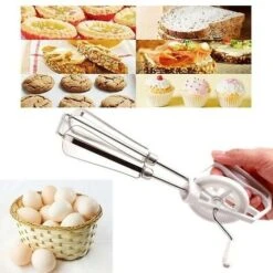 Manual Hand Whisk Egg Beater Blender Blender Stainless Steel -Small Appliances Store 98092660 3