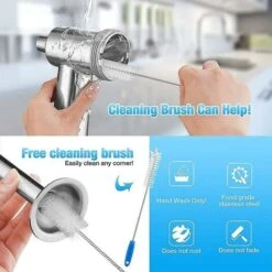 Metal Food Grinder Attachment For PHisinic & Blender Meat Grinder Accessories Sausage Filler 9 Metal Food Grinder Attachment For PHisinic & Blender Meat Grinder Accessories Sausage Filler -Small Appliances Store 98093029 5