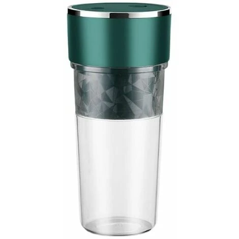 Portable Juicer Mini Household Fruit Juicing Cup USB Charging Green 4 Knives 1 Portable Juicer Mini Household Fruit Juicing Cup USB Charging Green 4 Knives