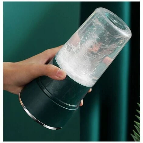 Portable Juicer Mini Household Fruit Juicing Cup USB Charging Green 4 Knives 3 Portable Juicer Mini Household Fruit Juicing Cup USB Charging Green 4 Knives - Image 3