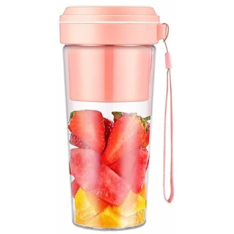 Fruit Juicing Cup Home Rechargeable Mini Petit Portable Juicer Rose 1 Fruit Juicing Cup Home Rechargeable Mini Petit Portable Juicer Rose