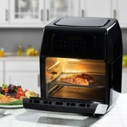 Daewoo 12L Digital Rotisserie Air Fryer Oven 1800W Black SDA1551GE -Small Appliances Store 98796050 3