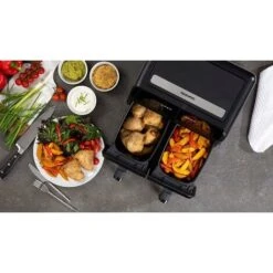 Daewoo XL 8L Digital Double Drawer Dual Zone Air Fryer SDA2310GE -Small Appliances Store 98796052 3