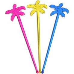 Plastic Drink Stirrers Tropical Palm Cocktail Stirrers Stirrer Sticks Set Of 50 (Mixed Colors) 8 Plastic Drink Stirrers Tropical Palm Cocktail Stirrers Stirrer Sticks Set Of 50 (Mixed Colors) -Small Appliances Store 98818226 4