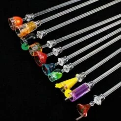 10 Pieces Cocktail Stirrers 23cm Acrylic Bar Drink Mixer Stirring With Colorful Miniature Accessory For Bar Stirring Cocktail Coffee Tea Juice Wine ZQYRLAR -Small Appliances Store 98818543 5