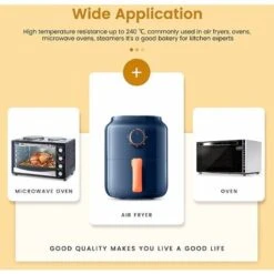 Silicone Air Fryer Basket Air Fryer Silicone Pot Reusable Silicone Basket 19.5cm Air Fryer Essential Accessory For Hot Air Fryer Microwave Frying Pan(Red) ZQYRLAR 7 Silicone Air Fryer Basket Air Fryer Silicone Pot Reusable Silicone Basket 19.5cm Air Fryer Essential Accessory For Hot Air Fryer Microwave Frying Pan(Red) ZQYRLAR -Small Appliances Store 98818630 3