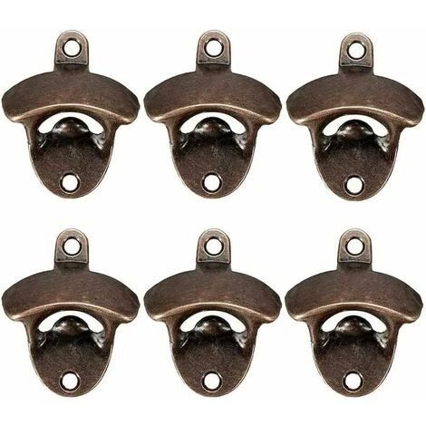 Set Of 6 Rustic Beer Bottles Wall Mounted With Fixing Screws For Chencafe Bar 1 Set Of 6 Rustic Beer Bottles Wall Mounted With Fixing Screws For Chencafe Bar