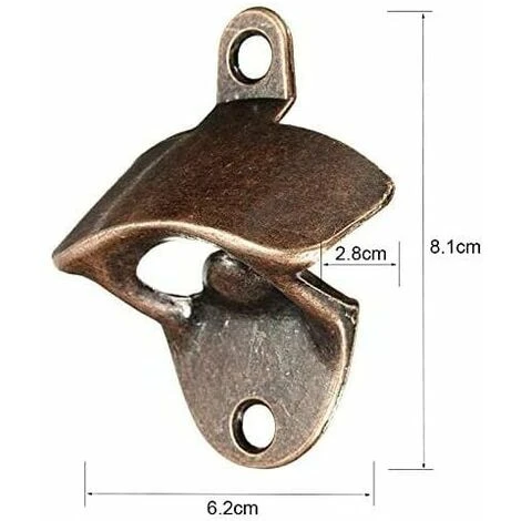 Set Of 6 Rustic Beer Bottles Wall Mounted With Fixing Screws For Chencafe Bar 2 Set Of 6 Rustic Beer Bottles Wall Mounted With Fixing Screws For Chencafe Bar - Image 2