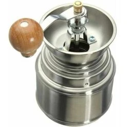 Rose-Stainless Steel Manual Coffee Grinder, Burse Grinder With Ceramic Core, Adjustable From Fine To Coarse, Built To Last, Quiet And Portable