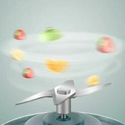 300ml USB Charging Cable, Cordless Blender, Portable Blender With Stainless Steel Blade (Pink) -Small Appliances Store 99516430 3