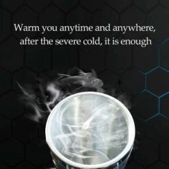 Electric Heated Travel Mug 12V 454ML Stainless Steel Travel Mug With Lid And Handle Electric Insulated Plug Kettles Car Coffee Mug Warmer,16.5CM -Small Appliances Store 99569326 5