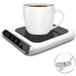 Coffee Mug Warmer For Office 3-Speed Adjustable Temperature Coffee Mug Warmer With Drinking Water Reminder For Home Use, Gravity On/Off Automatic Sensing